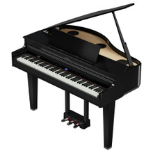 Roland GP6 Digital Mini-Grand Piano in Polished Ebony - Image 3