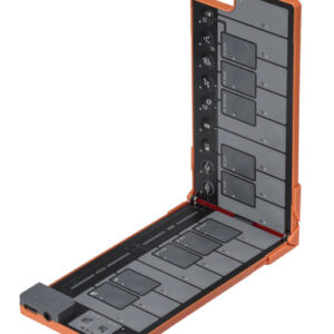 Korg nanoKEY Fold MIDI Keyboard In Lava Orange - Image 4