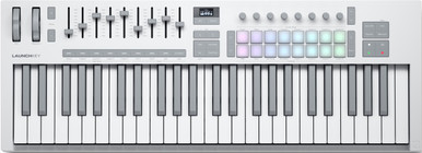 Novation Launchkey 49 MK4 MIDI Keyboard & Controller in White
