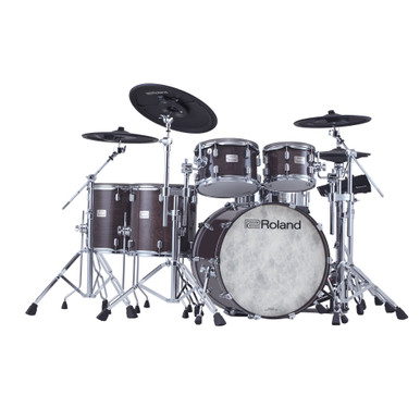 Roland VAD716 Flagship V-Drums Acoustic Design with V71 Sound Module - Gloss Ebony