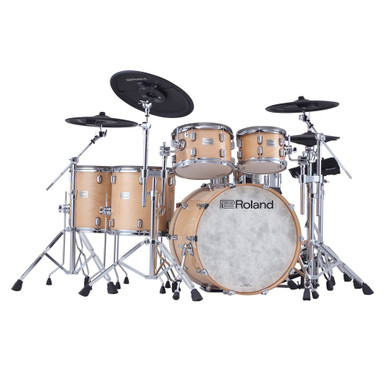 Roland VAD716 Flagship V-Drums Acoustic Design with V71 Sound Module - Gloss Natural