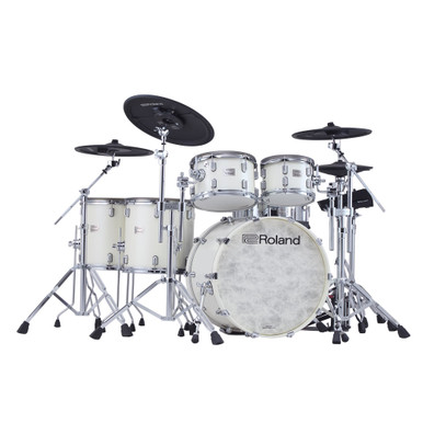 Roland VAD716 Flagship V-Drums Acoustic Design with V71 Sound Module - Pearl White