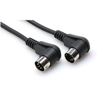 Hosa Right Angled MIDI Cable (3 ft, ) Black new
