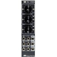 Happy Nerding Happy Nerding 3x VCA Module ( faceplate) Black