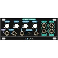 Mosaic Modules Mosaic Analog VCO Module ( faceplate) Black new