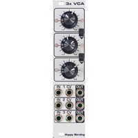 Happy Nerding Happy Nerding 3xVCA Eurorack VCA Module (Silver)...