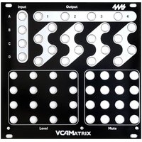 4MS 4ms Replacement Panel (Black) - VCA Matrix Black new