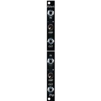 2hp 2hp AVert Eurorack Dual Attenuverter Module (Black) Black new