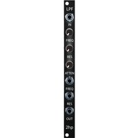 2hp 2hp LPF Eurorack Filter Module (Black) Black new