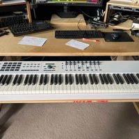 used 2019 - Present Arturia KeyLab 88 MkII MIDI Controller White