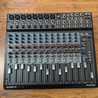 2010s Alesis MultiMix 16 FireWire 16-Channel Mixer Black