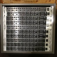 used 2010s Behringer Eurorack Pro RX1602 16-Input Line Mixer Standard