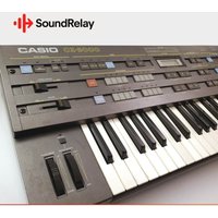 used 1985 Casio CZ-5000 61-Key Synthesizer Black
