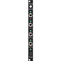 2hp 2hp MIDI Eurorack MIDI Interface Module (Black) Black new