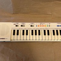 used 1982 - 1988 Casio PT-1 29-Key Mini Synthesizer White