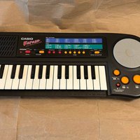 used 1990 - 1991 Casio RAP-1 32-Key Keyboard Black