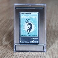 90s Alesis Quadracard / Qcard World Ethnic metal