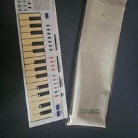 used 1982 - 1988 Casio PT-1 29-Key Mini Synthesizer White