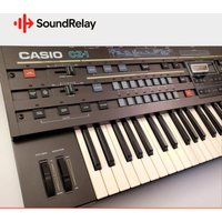 used 1986 Casio CZ-1 61-Key Synthesizer Black