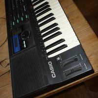 used 1987 - 1991 Casio HT-3000 61-Key Synthesizer Black