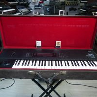 used 1990s Korg M1 61-Key Synth Music Workstation Black