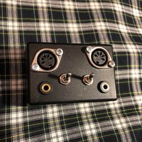 2024 DIY Midi TRS Din Converter Black new