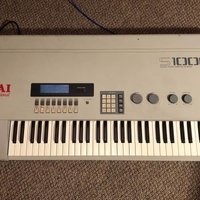 1988 Akai S1000 MIDI Stereo Digital S&ler White used