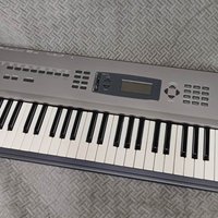 used 1990s Korg N364 61-Key Music Workstation Gray