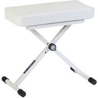 Freestyle Quiklok BX8 Adjustable Piano / Keyboard Stool White ... new