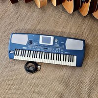 used 2000s Korg Pa500 61-Key Professional Arranger Keyboard Blue