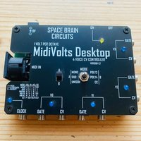 2022 Space Brain Circuits Midi volts desktop Black used