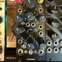 Clatters Sibilla Eurorack Stereo VCO Oscillator Black used