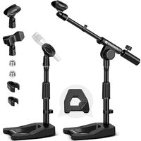 2025 Cahaya Stable Desktop Microphone Stand: Mic Stand With Lo... new