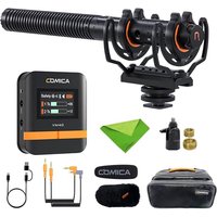 2025 COMICA Wireless Shotgun Microphone,2.4G Super Cardioid Po... new