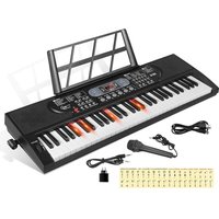 2025 Hricane 61 Keys Piano Keyboard With Microphone Piano Note... new