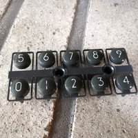 used 1980s Korg 707 49-Key Performing Synthesizer Black