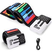 2025 POGOLAB 49 Keys Roll Up Piano Keyboard, Portable Keyboard... new