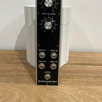 2000s Synthesizers.com Q112 4-Channel Mixer 5U Module Black used