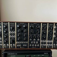 2024 STG Soundlabs MuSonic The Vanilla Synthesizer Walnut cabinet used