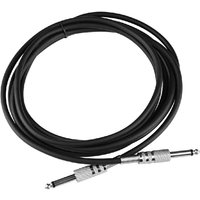 Unbranded Instrument Cable Jack to Jack Mono Plug 6.3mm Black new