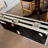 80s Calzone 76 Key Keyboard Flight Case Black used