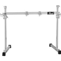 2010s Pearl DR503 ICON Straight 3-Sided Drum Rack Silver / Chrome used