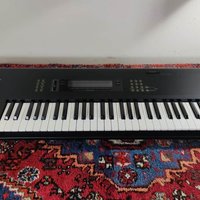 used 1990s Korg M1 61-Key Synth Music Workstation Black