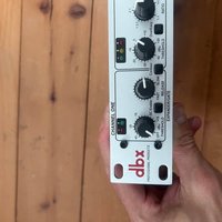 2010s dbx 166xs Dual-Channel Compressor / Limiter / Gate Silver used