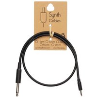 Synth Cables Cables 6.5mm to 3.5mm Adapter Cable (90cm, black)... new