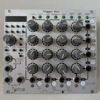 2010s Tiptop Audio Trigger Riot Sequencer Silver used