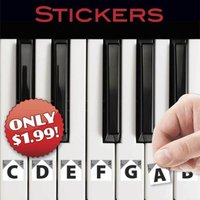 Hal Leonard ABC Piano Note Stickers Note new