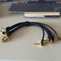Donner Guitar Patch Cable Black Gold used