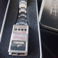 1999-2000 Boss SYB-3 Bass Synthesizer Wristwatch Silver used