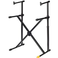 Hercules 2-Tier X Type Keyboard Synthesiser Stand Synth new